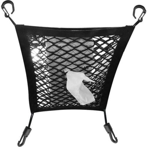 Portable Car Between Seat Elastic Mesh Net Bag Holder Pocket Auto Accessories