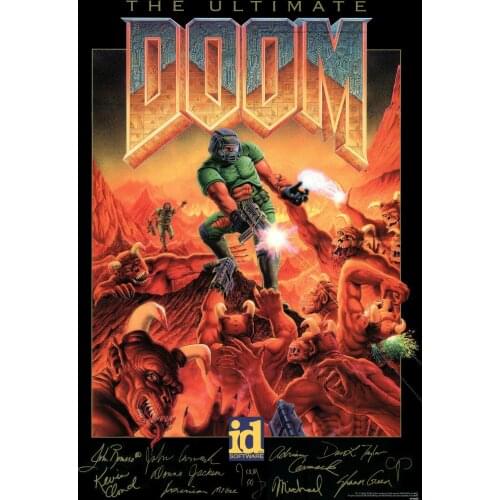 Doom II Art Film Print Silk Poster Home Wall Decor 24x36inch