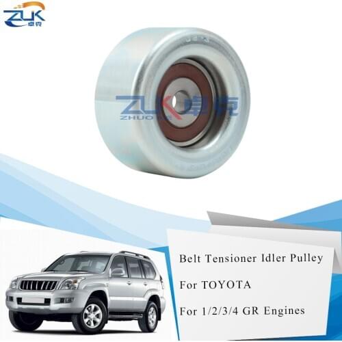 ZUK Alternator Drive Belt Pulley For TOYOTA For Land Cruiser/Prado 4Runner Highlander For Lexus ES 250 For 1/2/3/4GR V6 Engine