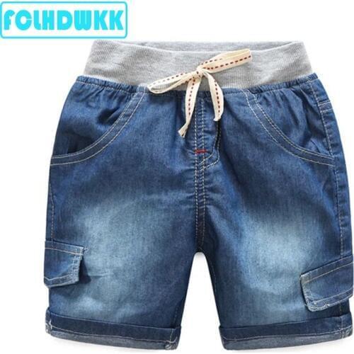 Boys Shorts Summer Shorts For Boys Cotton Kids Shorts Children Beach Shorts Clothes Denim Casual Toddler Baby Clothing Pants