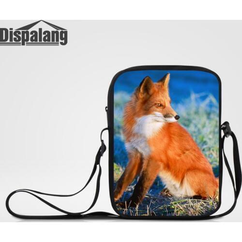 Brand Bags Handbag For Teenage Boy Cool Animal Unicorn Horse Fox Wolf Men Mini Messenger Bag Male Shoulder Crossbody Schoolbags