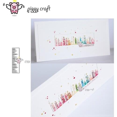Piggy Craft metal cutting dies cut die mold Candle frame decoration Scrapbook paper craft knife mould blade punch stencils dies