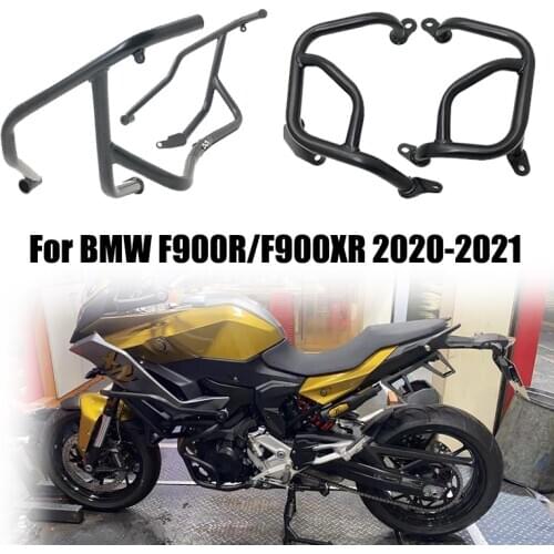 Motorcycle Upper Lower Engine Guard Crash Tank Bar Bumper Fairing Frame Protector For BMW F900R F900XR F 900R F 900XR 2020 2021
