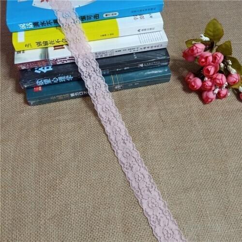 S1770 Width 3cm High Quality White Elastic Colorful Lace Ribbon Trims Lace Trim For DIY crafts material gift packing lace