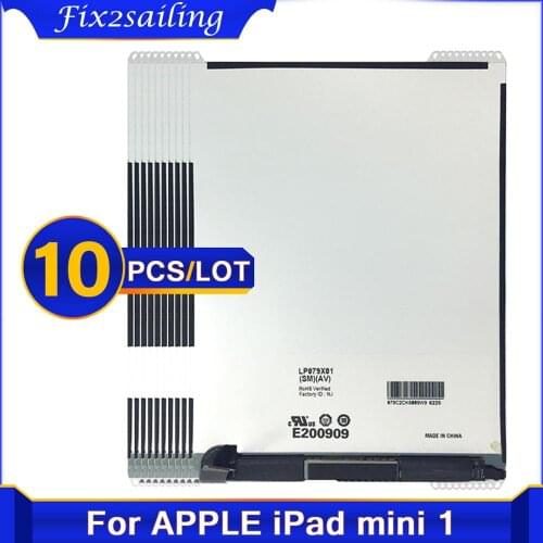 Wholesale 10PCS AAA+ Quality LCDS For iPad Mini 1 A1432 A1454 A1455 LCD Display Screen Panel For Ipad Mini 1 LCD Repair Parts