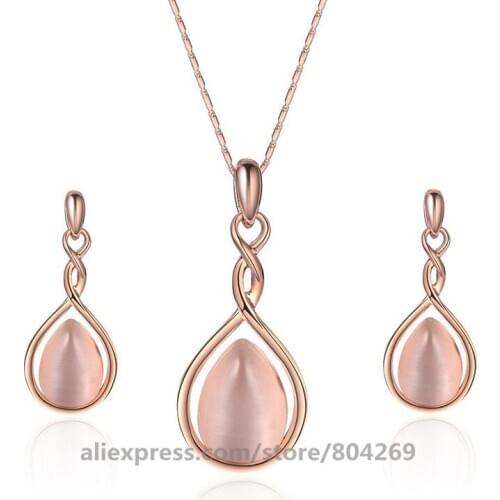 100set/lot Hot Sale Fashion Women Fashion cute Romantic Pink Resin Pendant Necklace Chocker Necklace for Women Gifts