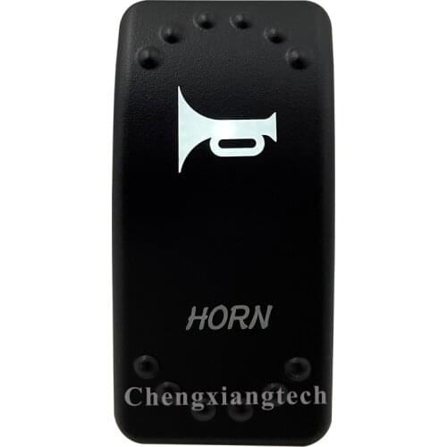 12v/24v Waterproof IP66 Car Boat White Led 3 PIN SPST Momentary (ON) OFF HORN Rocker Switch Replace for Carling ARB STYLE