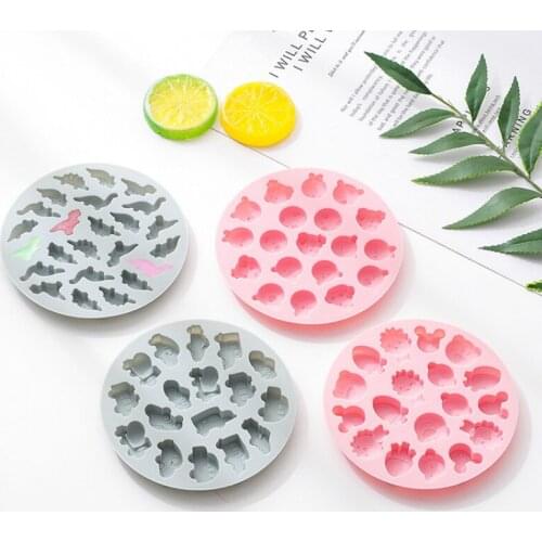 3D Round Silicone Chocolate Molds DIY Gummy Candy Mold Ice Cube Tray silicone form Epoxy Mould Fondant Cake Decorating Tool