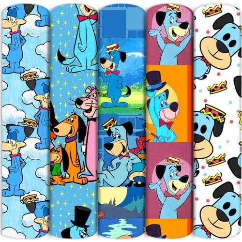 50*145cm Cartoon Puppy Printed Polyester Cotton Fabric for Tissue Sew Quilting Fabrics Needlework DIY Handmade,c19487