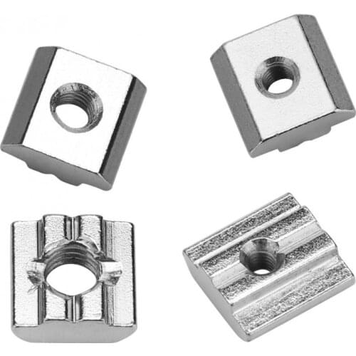 50Pcs/set Hammer Nuts Carbon Steel Sliding T-slot Nut for 30 Series Aluminum Profile Accessories Fastener Hot Sale