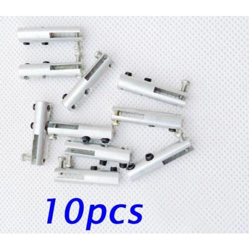 Free Shipping 10pcs 1.5mm~2.0mm Steel Rod Clip Servo Pull Link Metal Clamping Chuck Fixing Ends Spare Parts for RC Boat Model