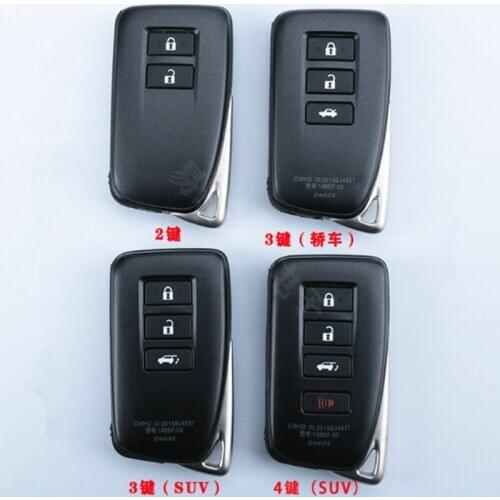 DAKATU 2 3 4 Buttons Key Case For LEXUS ES350 IS/ES/GS/NX/RX/GX GS300 GS350 IS250 ES250 NX200 Smart Key Car Remote Key Shell