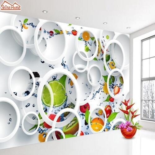 Elegant Fruits 3d Wallpapers for Living Room Wall Paper Papers Home Decor 3d Wallpaper Peel and Stick Contact Paper Store Mural