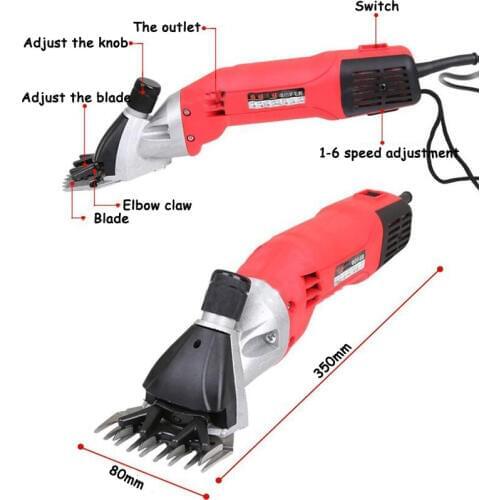 Electric Wool Shears 220V 680W Electric Scissors Clipper Sheep Coat Pet Sheep Grooming Shearing Machine