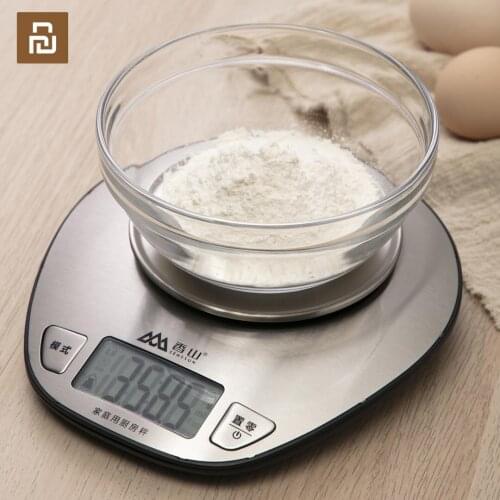 New Youpin Xiangshan electronic kitchen scale EK518 silver Accurate weighing and stable quality