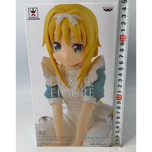 BANDAI Banpresto SAO Sword art online EXQ childhood Alice Anime Toys Figure