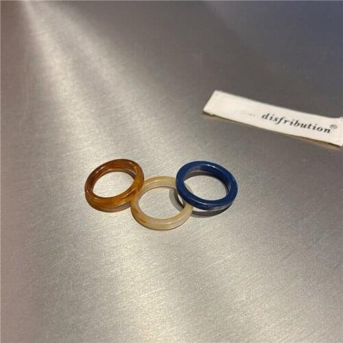 New Resin Brief Multi Womens Rings Size 13 Ring Jewelry