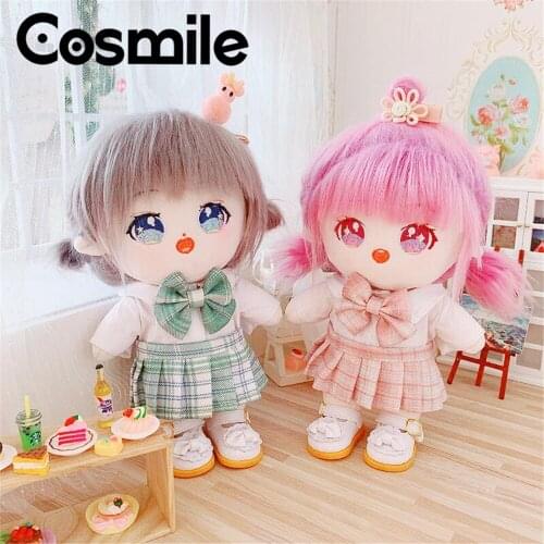 Cosmile JK uniform Outfits Suit For Kpop Star 20cm Doll Toy Bow Clothes Clothing Limited Cosplay Cute Fashion C