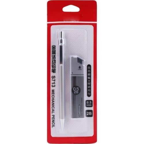 Mechanical Pencil Set Kawaii School Stationery Chancery Office Supply Automatic Pencil 0.5 mm Rifill Kids Student Writing