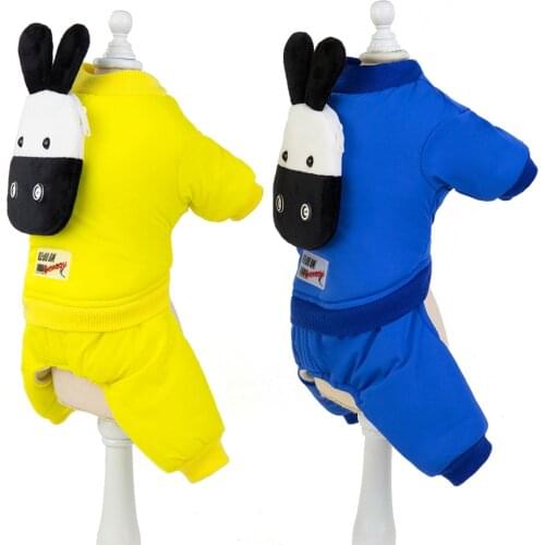 Fashion Cute Pet Dog Clothes Winter Warm Coat for Dogs costume Cotton Clothing Dog Jacket Cat Chihuahua Teddy Jumpsuit S-XXL New