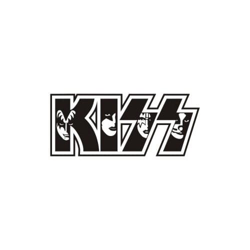 KISS Band Art Music Car Sticker Waterproof Decal Laptop Guitar Motorcycle Auto Accessories Decoration PVC,25cm*12cm