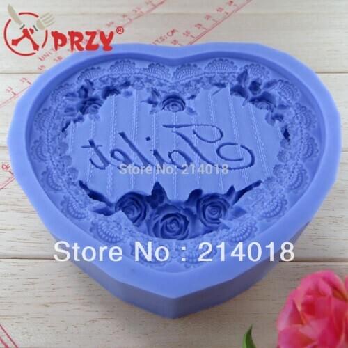 New style large wholesale Free shipping chocolate silicon mold fondant Cake decoration mold No.CH146