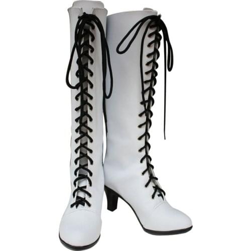 Black Butler Kuroshitsuji Angela Blanc Cosplay Shoes Boots Custom Made