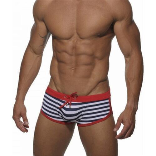 Striped Briefs Swimming Trunks Sexy Breathable Shorts Men Swim Briefs Swimwear Men Brief Swimming Trunks For Bathing Swimsuit