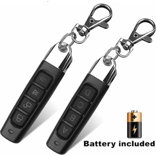 4 Buttons 433Mhz Remote Control Garage Gate Door Opener Remote Control Duplicator Clone Electric Door Copy Controller Anti-theft