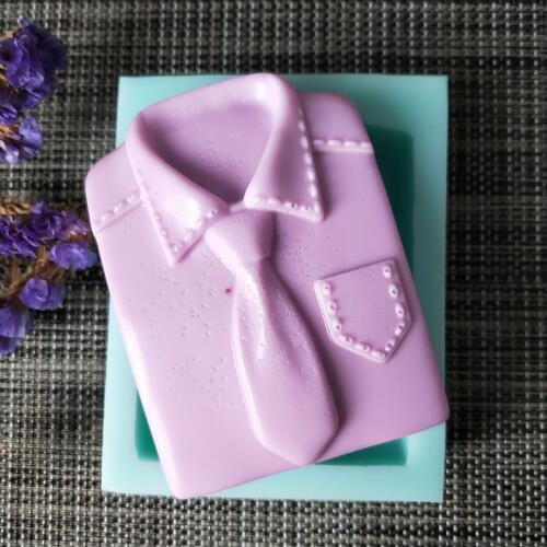 PRZY Silicone Soap Mold Clothes Shirt Soap Handmade Soap DIY Aroma Mould Soap Making Moulds Resin Clay Molds Eco-friendly