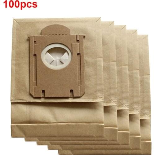 100pcs Disposable S-bag Dust Vacuum Cleaner Dust Bag Replacement for Philips FC9071 FC8134 FC8613 FC8614 FC8220 FC8224 FC8200