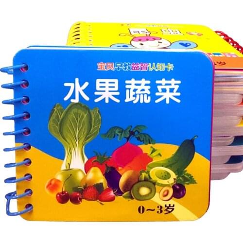 Textbooks Baby child book learning languages Enlightenment Book 0-3 Years Old Cognitive Card Literacy Childrens Books kids book