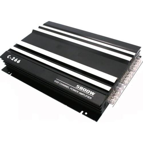 12V 5800W Car Amplifier Multichannel Powerful Car Audio Subwoofer Vehicle Power Stereo Amp Car Sound Amplifiers