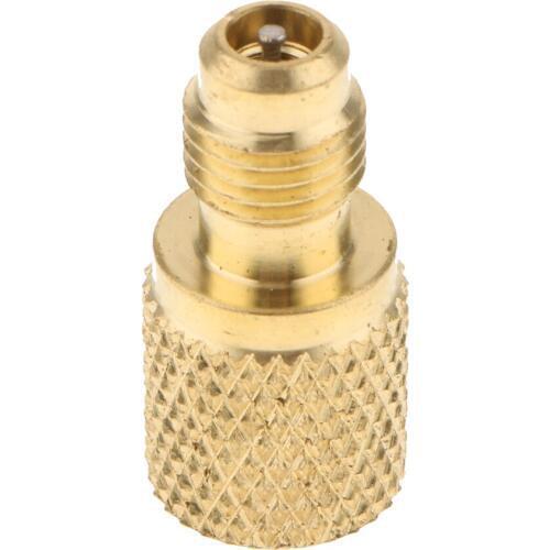 High Quality Brass R134A Tank Adapter Connector 1/2 ACME 1/4 SAE