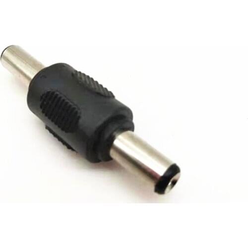 1Pcs/2pcs/5pcs/10pcs 5.5x2.1mm Male Plug Turn To Male 5.5*2.1mm DC Power Adapter DC Conversion Head Jack Connector Plug