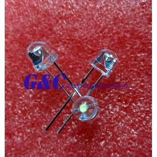 100pcs F5 5mm BLUE Straw Hat Superbright LED Light LED lamp GOOD QUALITY diy electronics