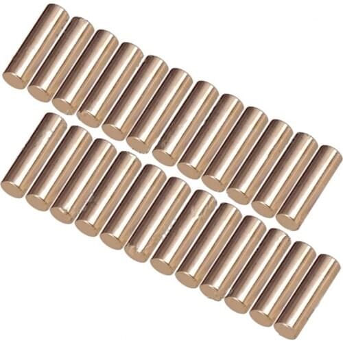 24Pcs/Lot Gold Electric Guitar Humbucker Pickup Polepiece Slug Pole Slug 17.5MM 15MM for Choose Guitar Accessories