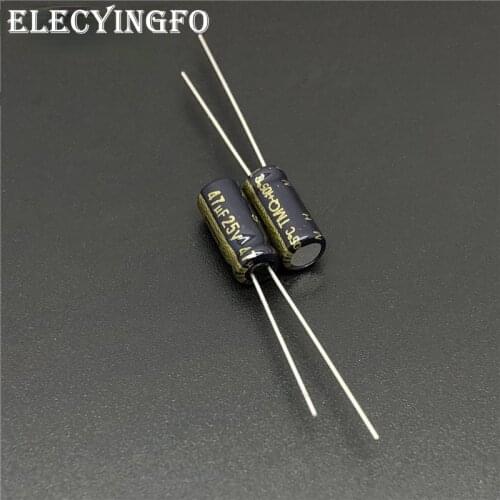 20pcs/Lot 47uF 25V47uf SAMSUN TMQ Series 5x11mm High Quality 25V47uF Aluminum Electrolytic Capacitor
