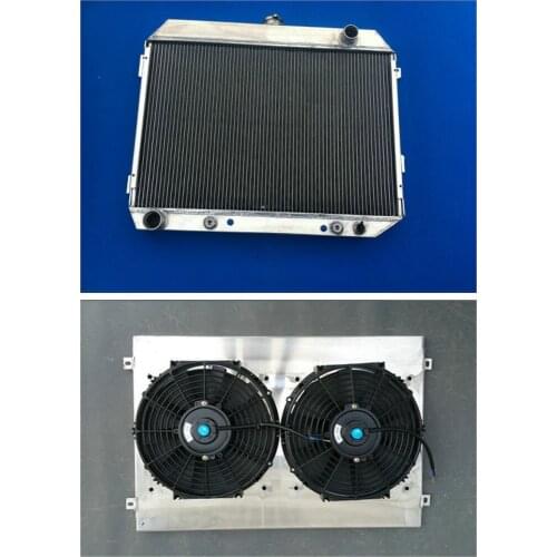 Hot Selling Aluminum Radiator & Shroud & Fan For Dodge 69 70 71 72 73 Charger / Challenger 70-74 / 68-72 Plymouth GTX 1968-1974