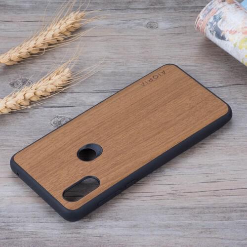 Case for Xiaomi Mi Mix 3 funda wood pattern leather skin with soft silicone phone cover coque for Xiaomi Mi Mix 3 case capa