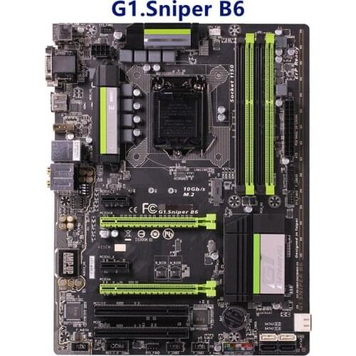 For Gigabyte GA-G1.Sniper B6 used Desktop Motherboard G1.Sniper B6 LGA 1150 DDR3 32GB Original Motherboard