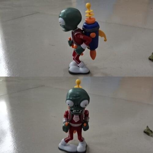 Zombie Toy Anime Model New Plant Movable Doll PVZ Pop-up Hard Glue Anime Toy Kids Children Birthday Gifts New