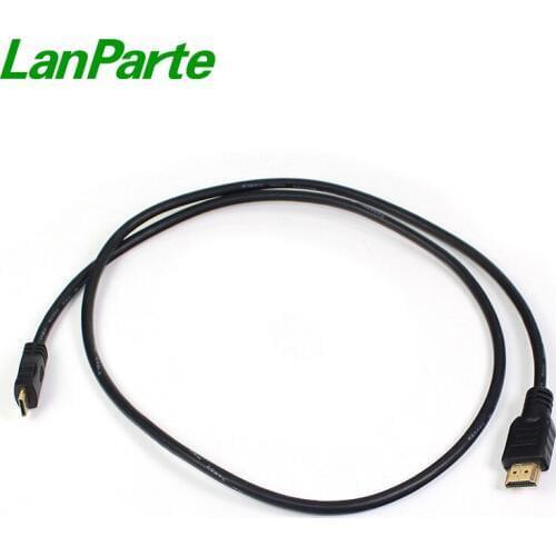 LanParte 100MM Mini to HDMI-Compatible Cable for Camera Monitor and DLSR Accessories