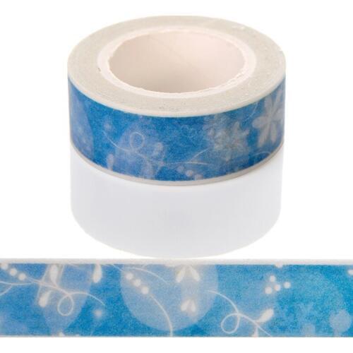 10m*15mm Creative Flower Washi Tape DIY Decoration Scrapbooking Planner Masking Tape Kawaii Stationery Adhesive Tape 1 PCS