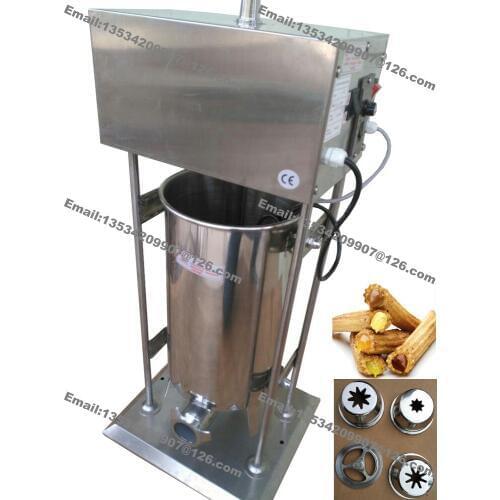 Commercial 10L/12L/15L 110v 220v Electric Automatic Spanish Doughnuts Donuts Churreras Churros Maker Machine with 4 Nozzles