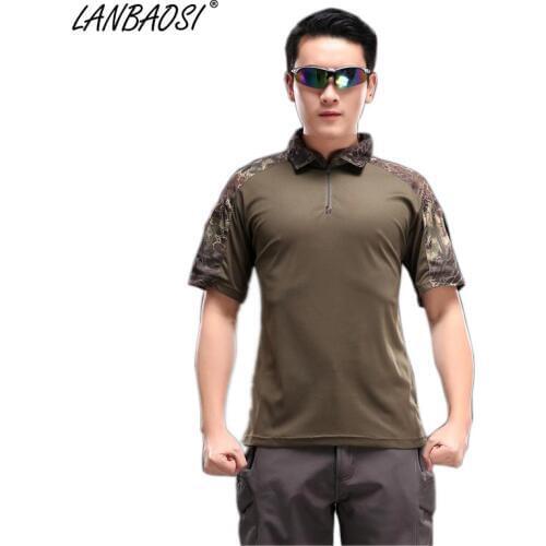 LANBAOSI Short Sleeve T-shirts For Men