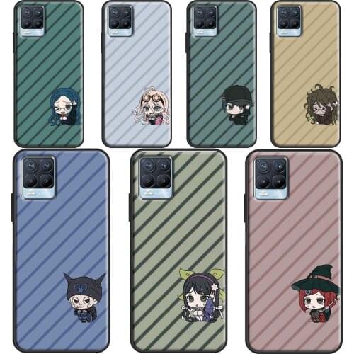 Danganronpa Cartoon Chibi Phone Cover For OPPO Realme Q3 6 7 8 Pro C3 C11 C21 GT Neo OnePlus 9 Pro 8 Pro 8T 9R Case