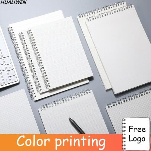 Moris new A5 / B5 PP coil Book flip up student notebook horizontal grid book