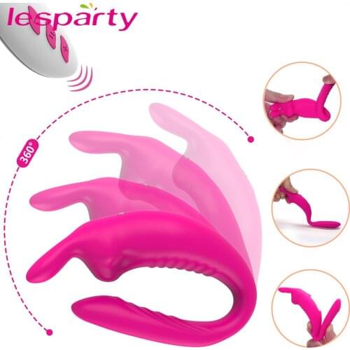 Remote Control Couples Vibrators Panties for Women Rabbit Clitoris Stimulator Adult Man Anal Sex Machine Female Masturbators