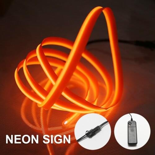 LED Strip Neon Sign El Flexible Wire Soft Tube Lights Led Neon LightUnder Car Sign Christmas Anime/Body Woman/Rooms Rope Light